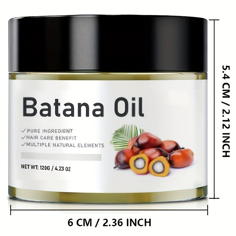 120g Honduras crude oil Batana oil - unrefined, repairing damaged hair and caring for hair shine. Suitable for moisturizing and hair care solutions for all hair types