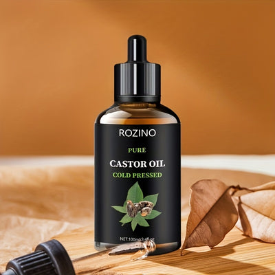 Castor Oil – Cold Pressed & Unrefined for Hair, Skin, Nails & Eyelashes, All Skin Types