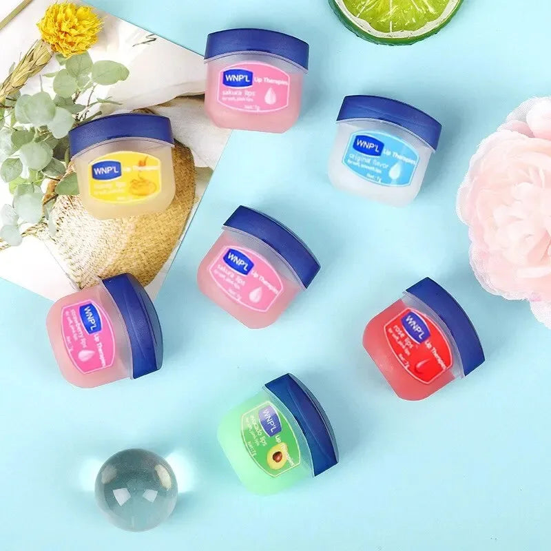 Moisturizing Lip Balm Set – 4/6/8pcs Natural Plant-Based Jelly Lip Care