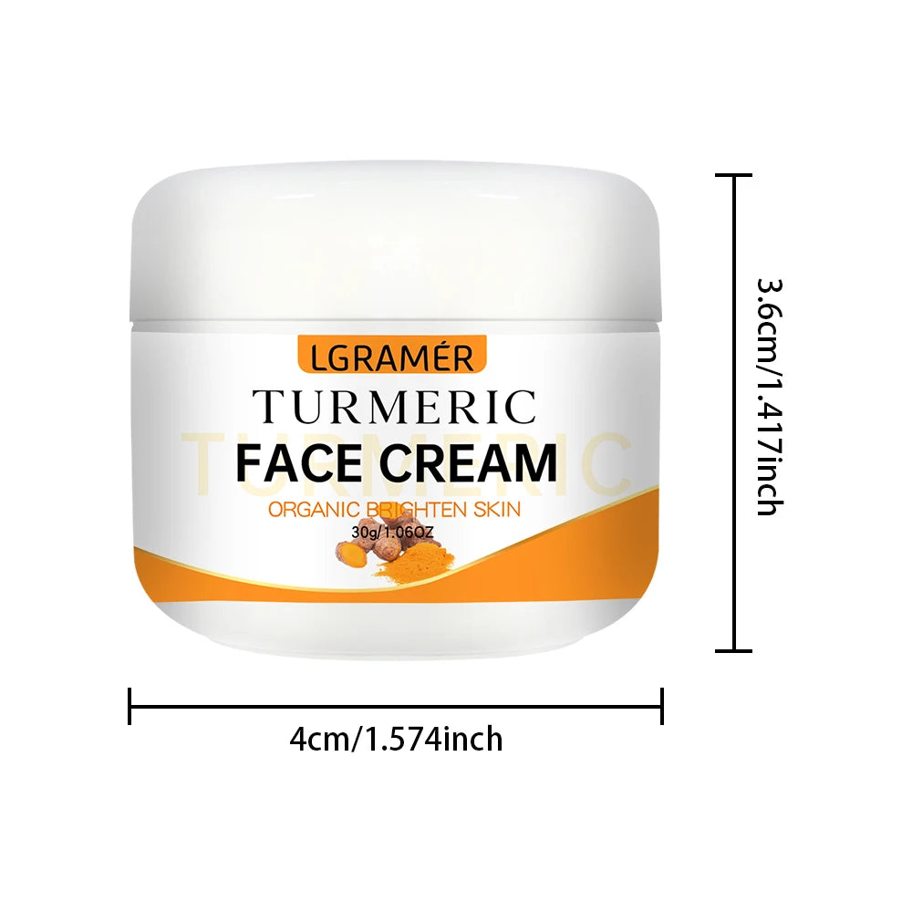 Turmeric Whitening Face Cream – Brightening, Wrinkle Repair & Moisturizing Anti-Aging Care