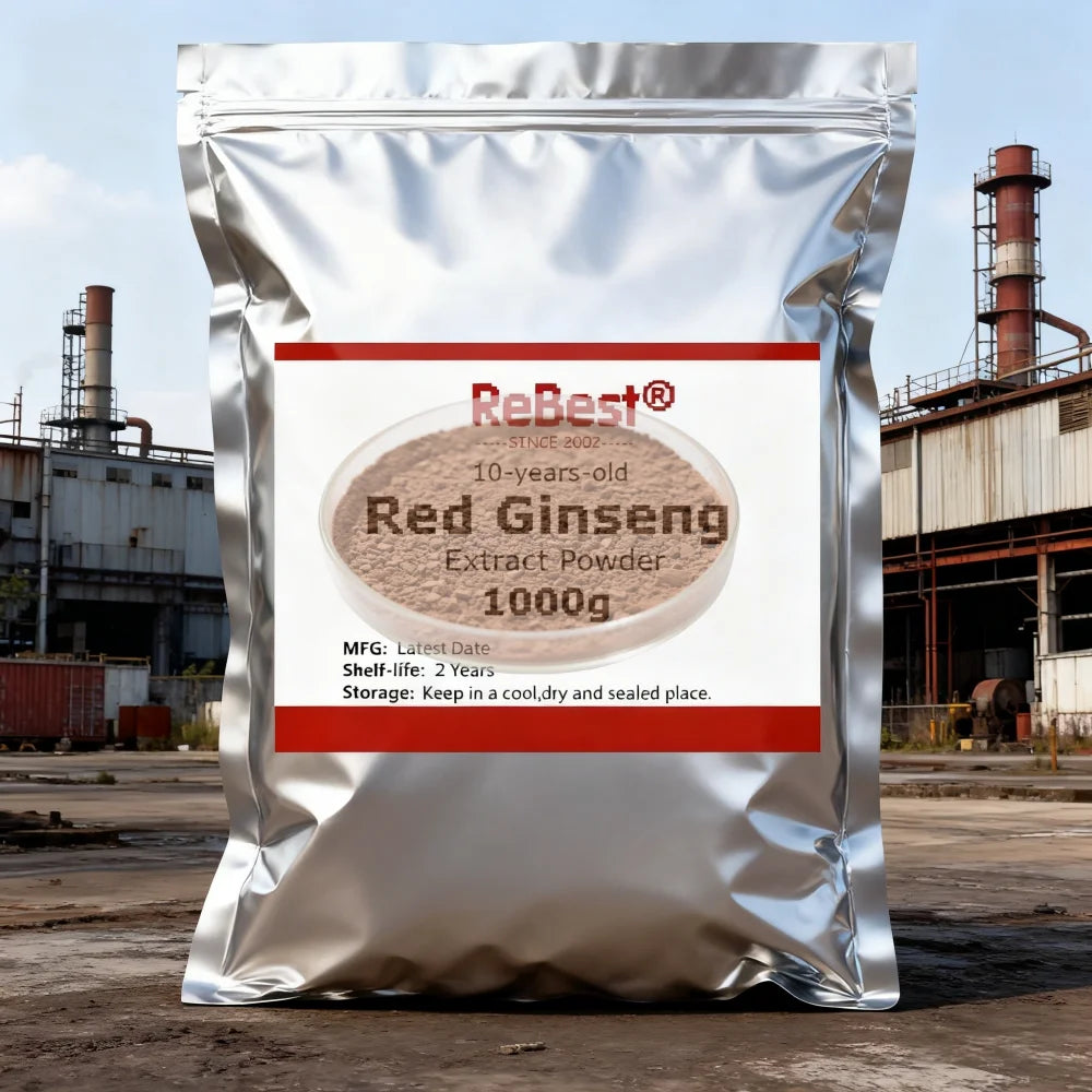 10-Year Aged Korean Red Ginseng Extract Powder – Premium Radix Ginseng, Aluminum Foil Pack, Wholesale for Global Distributors