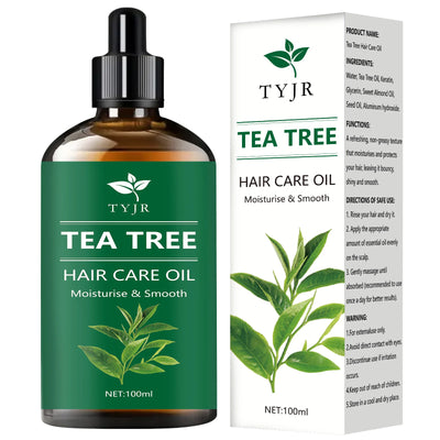Tea Tree Essential Oil – Pure Natural Hair & Scalp Treatment for Growth & Shine