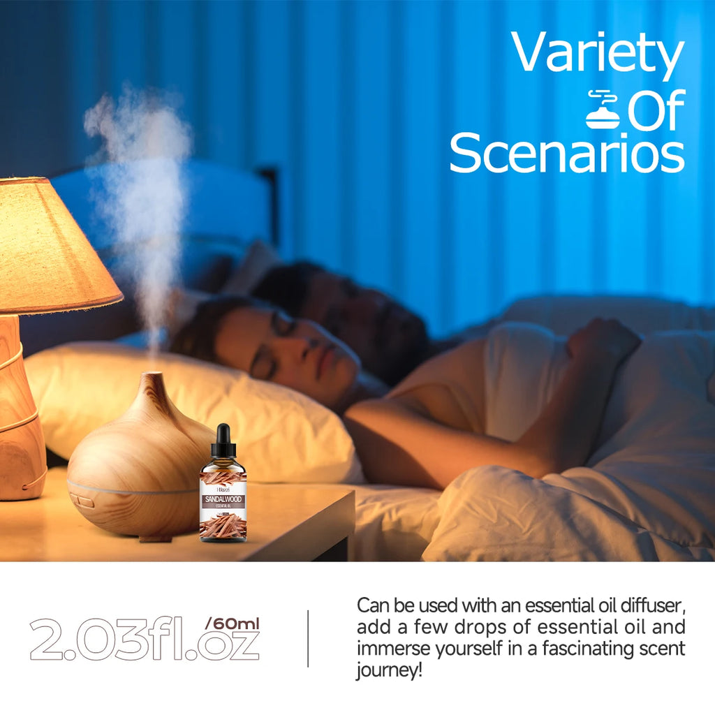 Sandalwood Essential Oil – for Aromatherapy, Candles & Soap Making 30ml/60ml/100ml