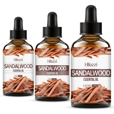 Sandalwood Essential Oil – for Aromatherapy, Candles & Soap Making 30ml/60ml/100ml