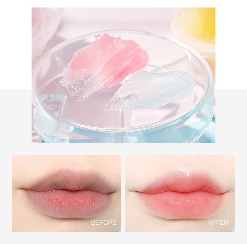 Moisturizing Lip Balm Set – 4/6/8pcs Natural Plant-Based Jelly Lip Care