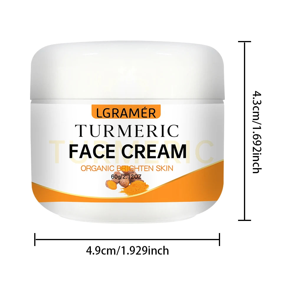 Turmeric Whitening Face Cream – Brightening, Wrinkle Repair & Moisturizing Anti-Aging Care