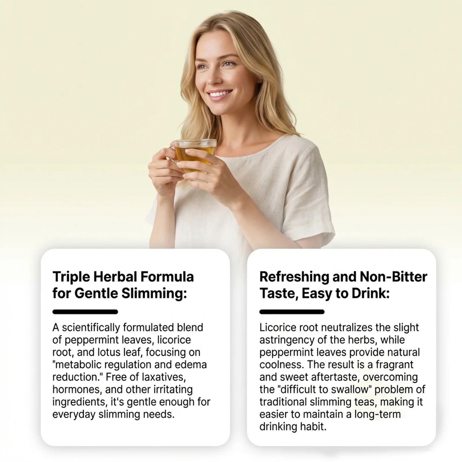 Premium Herbal Tea – Soothes Throat Discomfort & Supports Waist Toning (Portable)