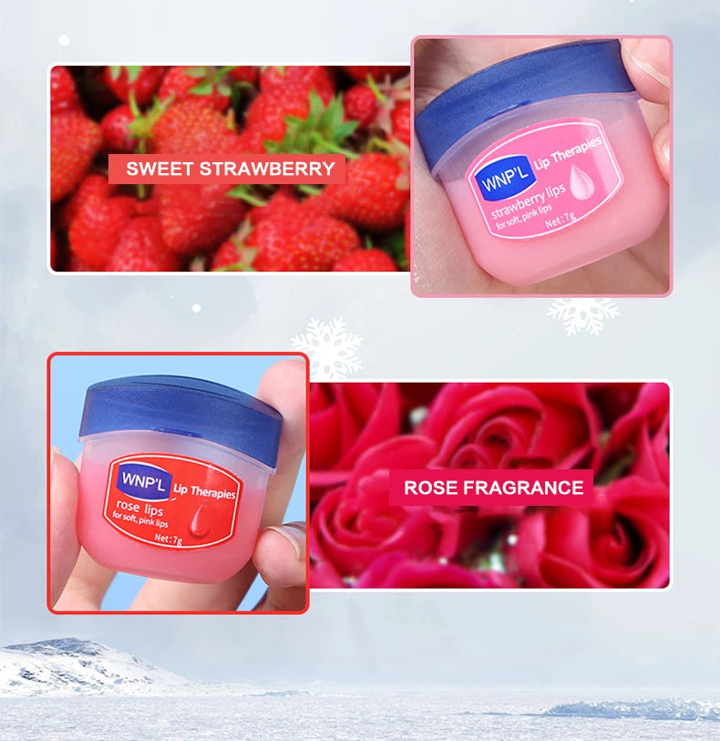 Moisturizing Lip Balm Set – 4/6/8pcs Natural Plant-Based Jelly Lip Care