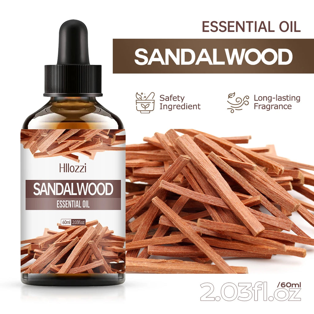 Sandalwood Essential Oil – for Aromatherapy, Candles & Soap Making 30ml/60ml/100ml